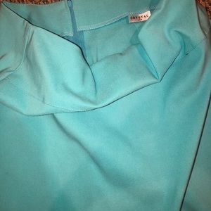 Aqua blue skirt